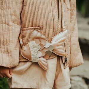 Donsje Leather Thysa Purse - Gold Fish